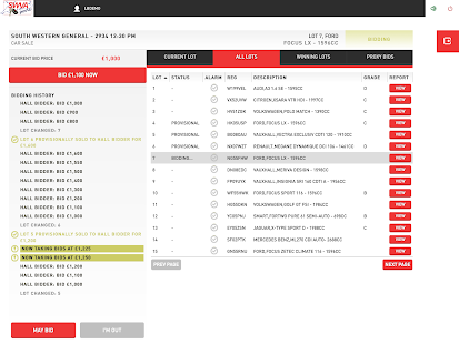 SWVA LiveBid Screenshots 2