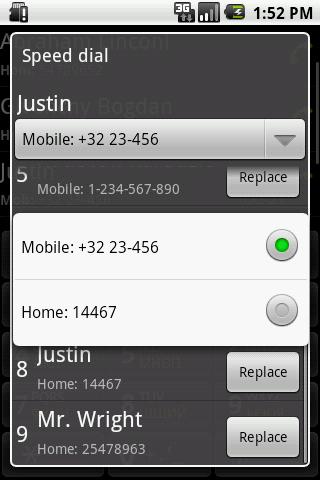 Eir Fast Dialer Screen 3