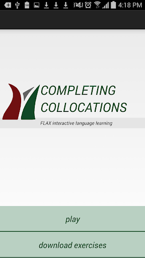 FLAX Completing Collocations