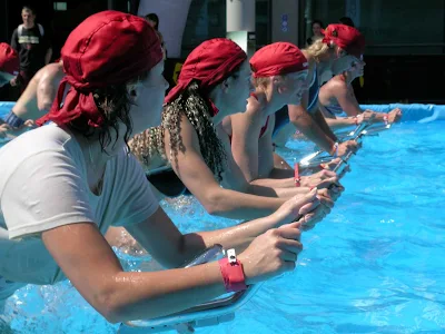 Take spinning to new heights: MSC Divina is the first ship to offer Aqua Cycling at sea.