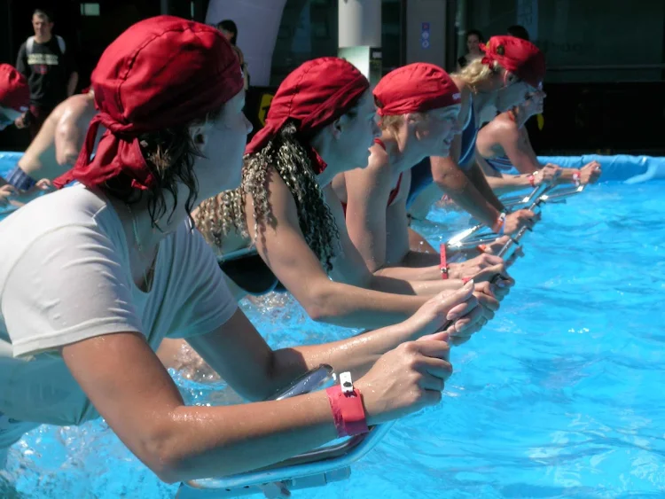 Take spinning to new heights: MSC Divina is the first ship to offer Aqua Cycling at sea.