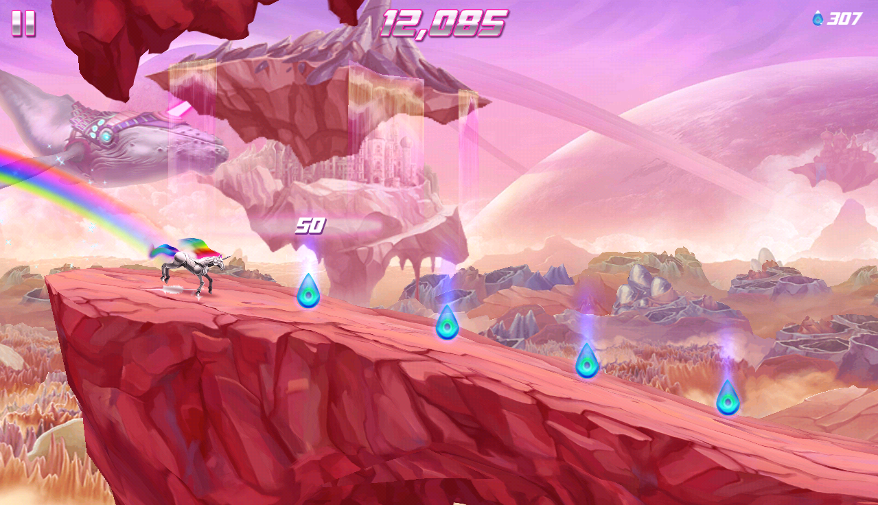 Robot Unicorn Attack 2 - screenshot