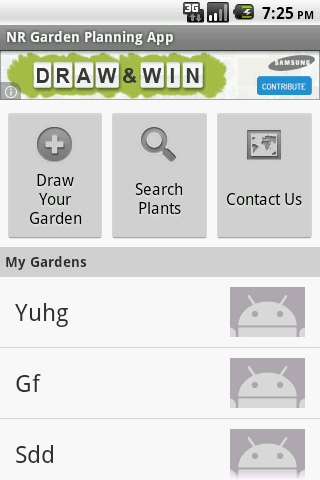 NR Garden Planner App