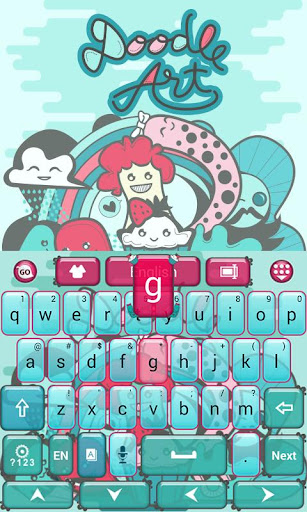 【免費生產應用App】Doodle Art GO Keyboard Theme-APP點子