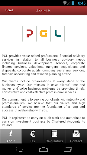 PGL Tax App