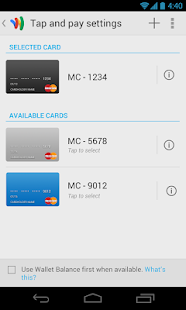 Google Wallet - screenshot thumbnail