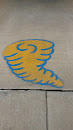 Golden Tor Sidewalk Art
