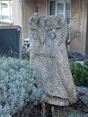 Wood Owl in the Garden