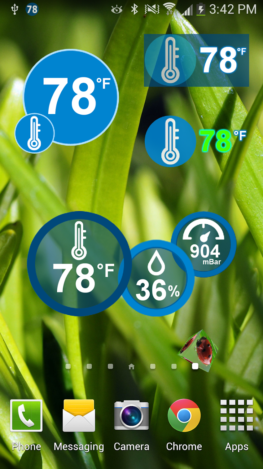 Thermometer Galaxy S4 Screen 2
