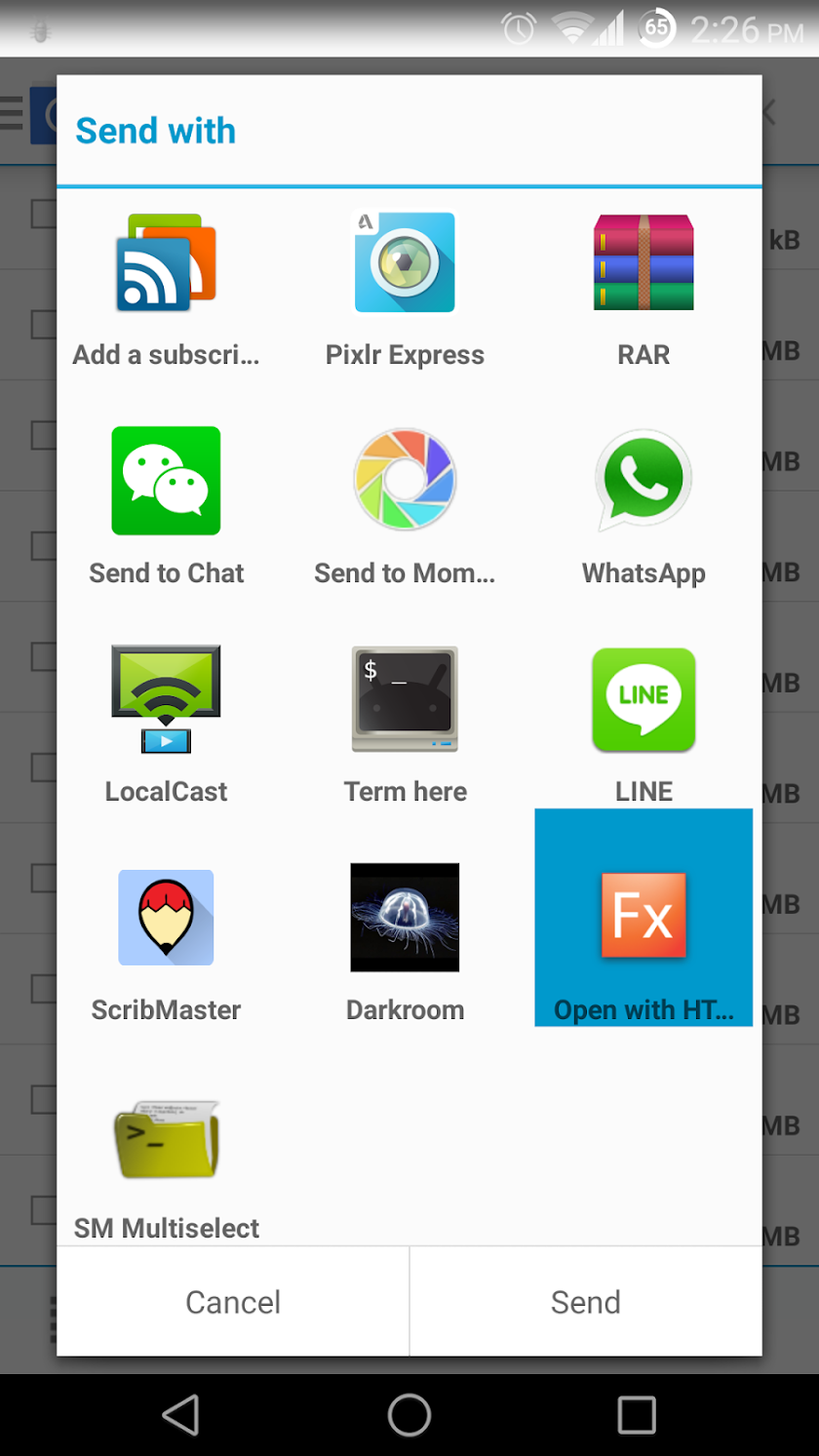 HTC Photo Editor Wrapper Screen 2