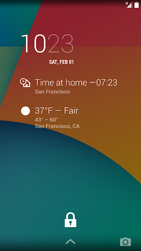 DashClock Home Time Extension