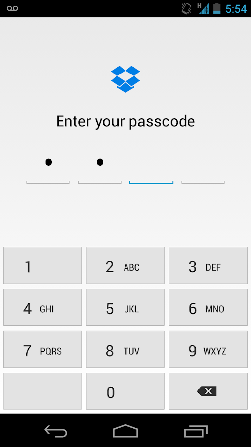 Dropbox - screenshot