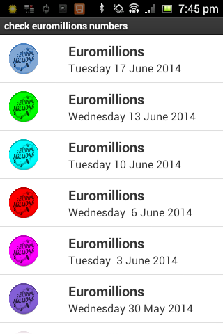 Euromillions check results