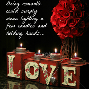 Romantic by Freda Nichols - Typography Captioned Photos