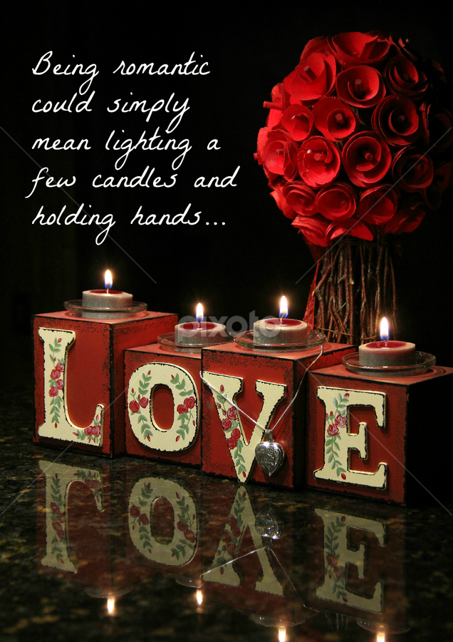 Romantic by Freda Nichols - Typography Captioned Photos