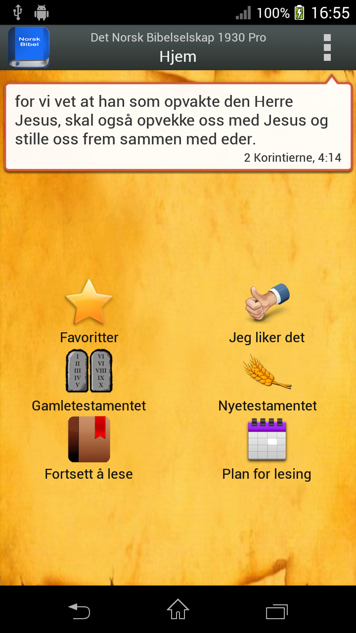 Norsk Bibel PRO Screen 1