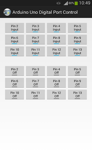 Arduino Uno Port Control