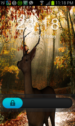 3D Autum Go Locker Theme