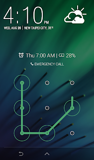 HTC 'Lock Screen' screenshot