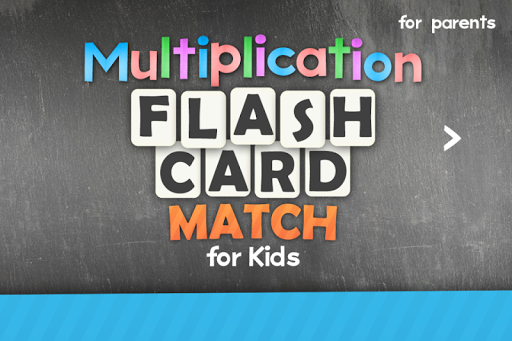Multiplication Flash Card Kids