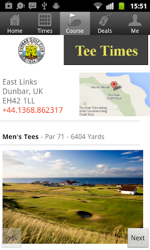 【免費運動App】Dunbar Golf Tee Times-APP點子