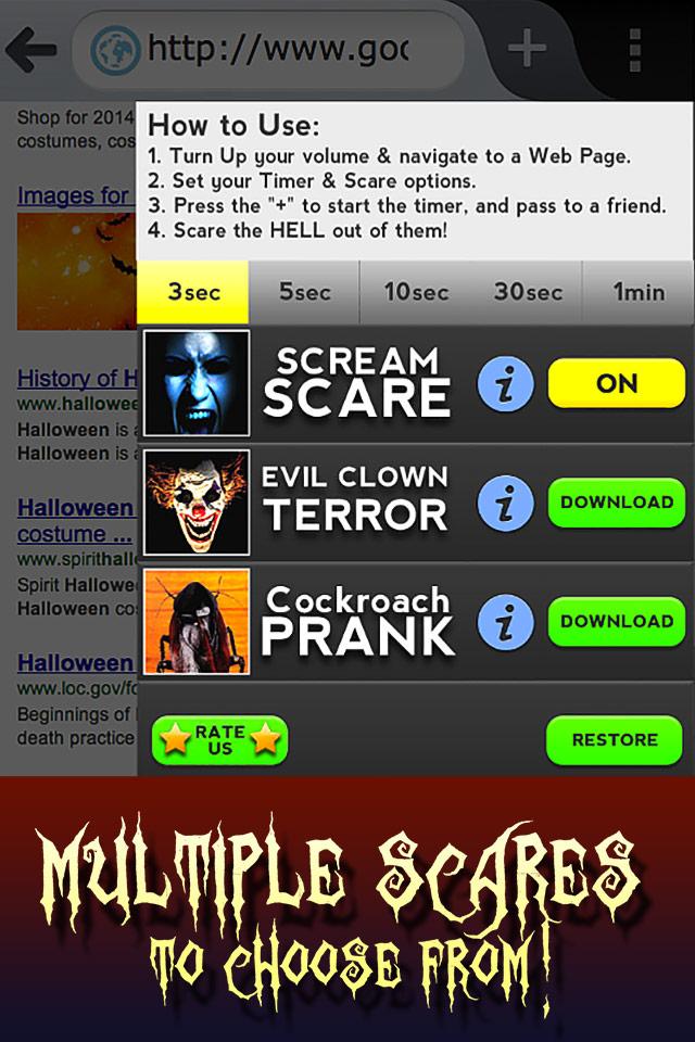 Scream Browser Prank PRO Screen 3