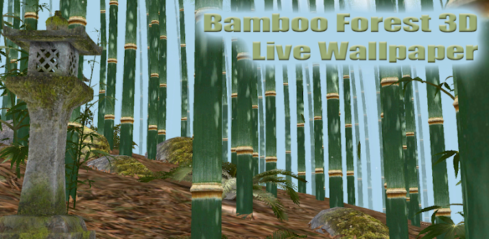 Bamboo Forest 3D Wallpaper