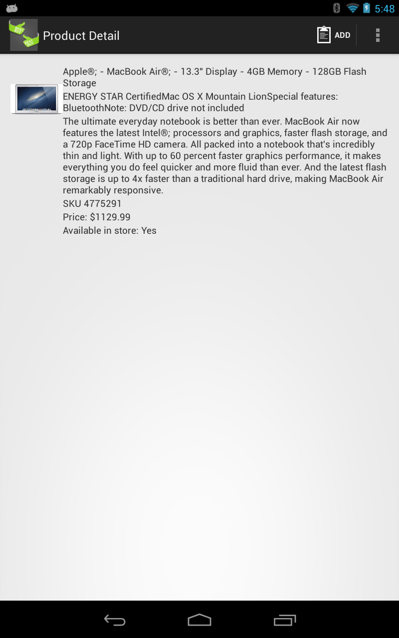 Price Hound for BestBuy Screen 2