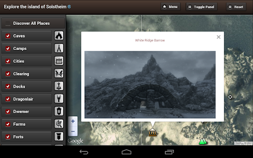 Map for Skyrim HD (USA) Screenshots 11