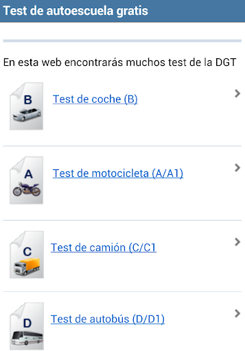 Test de autoescuela DGT gratis