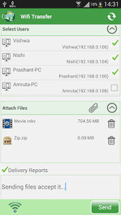 Free Download Wi-Fi Transfer - IPMSG APK for PC
