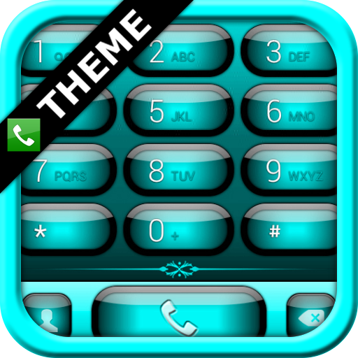 exDialer Jelly Cyan Theme LOGO-APP點子