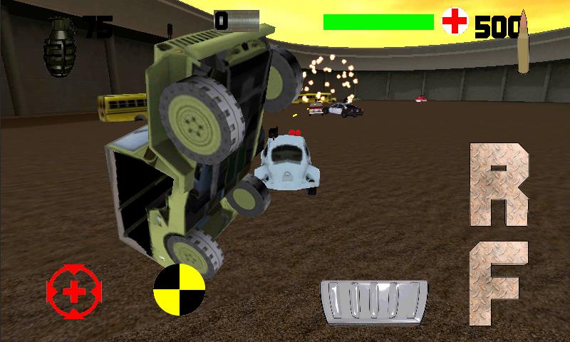 Heavy Metal Derby 3D Demoliton Screen 1