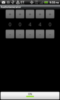 Audio generator plays tones APK 螢幕截圖圖片 #2