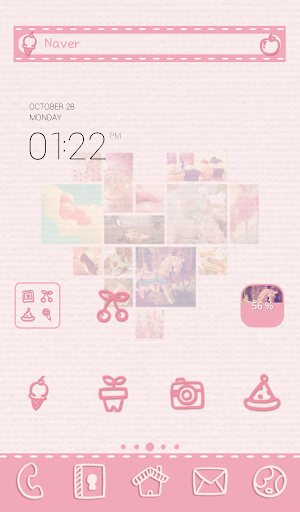 Lovely Pink Dodol Theme